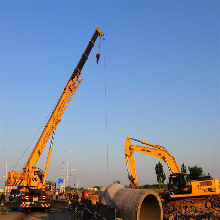 顺河回族挖机用吊车怎么吊